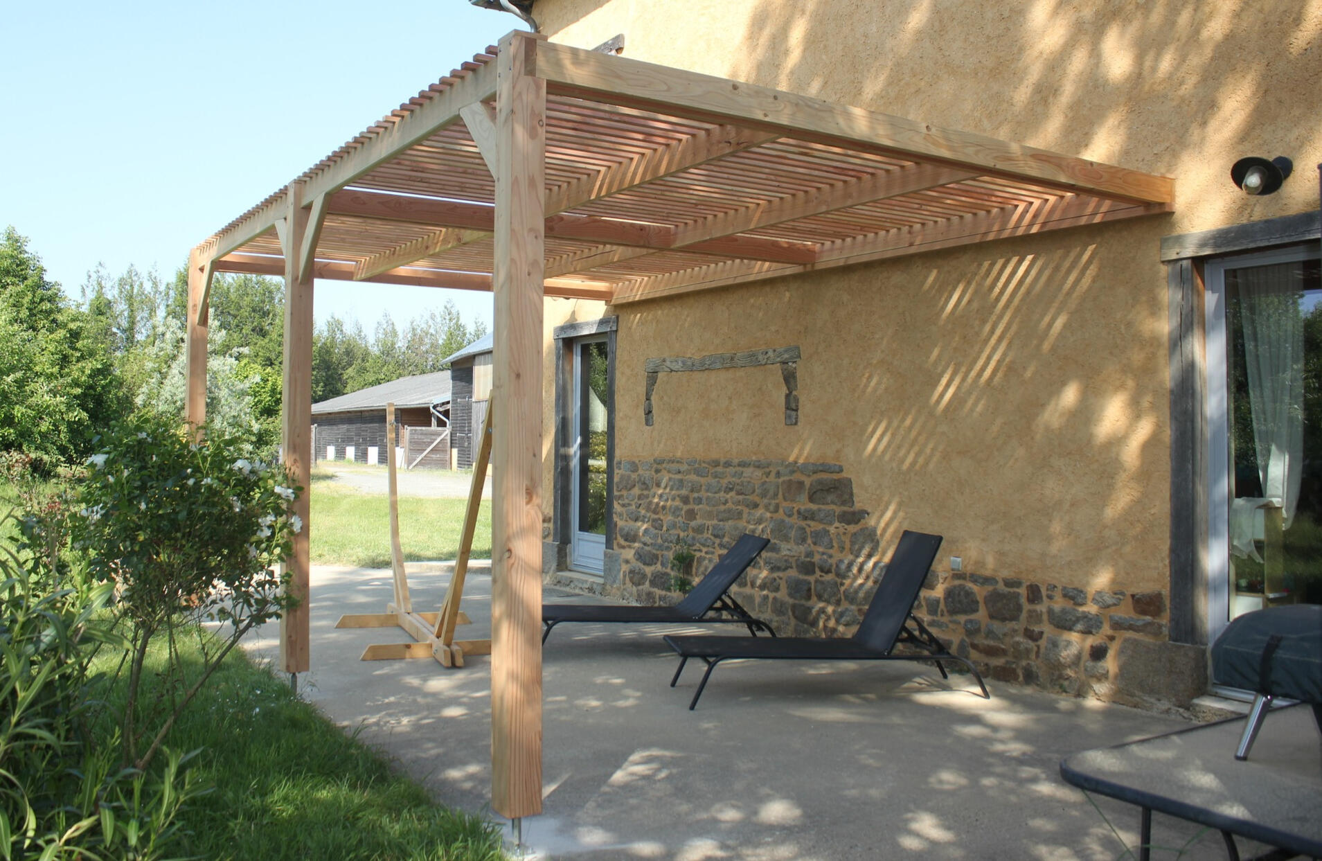 Pergola en douglas - Gévezé